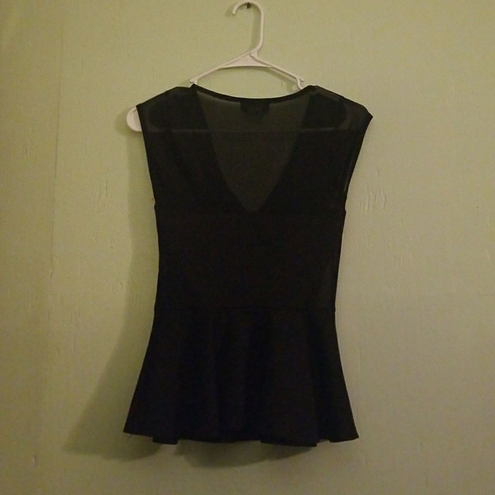 Black bebe dressy shirt